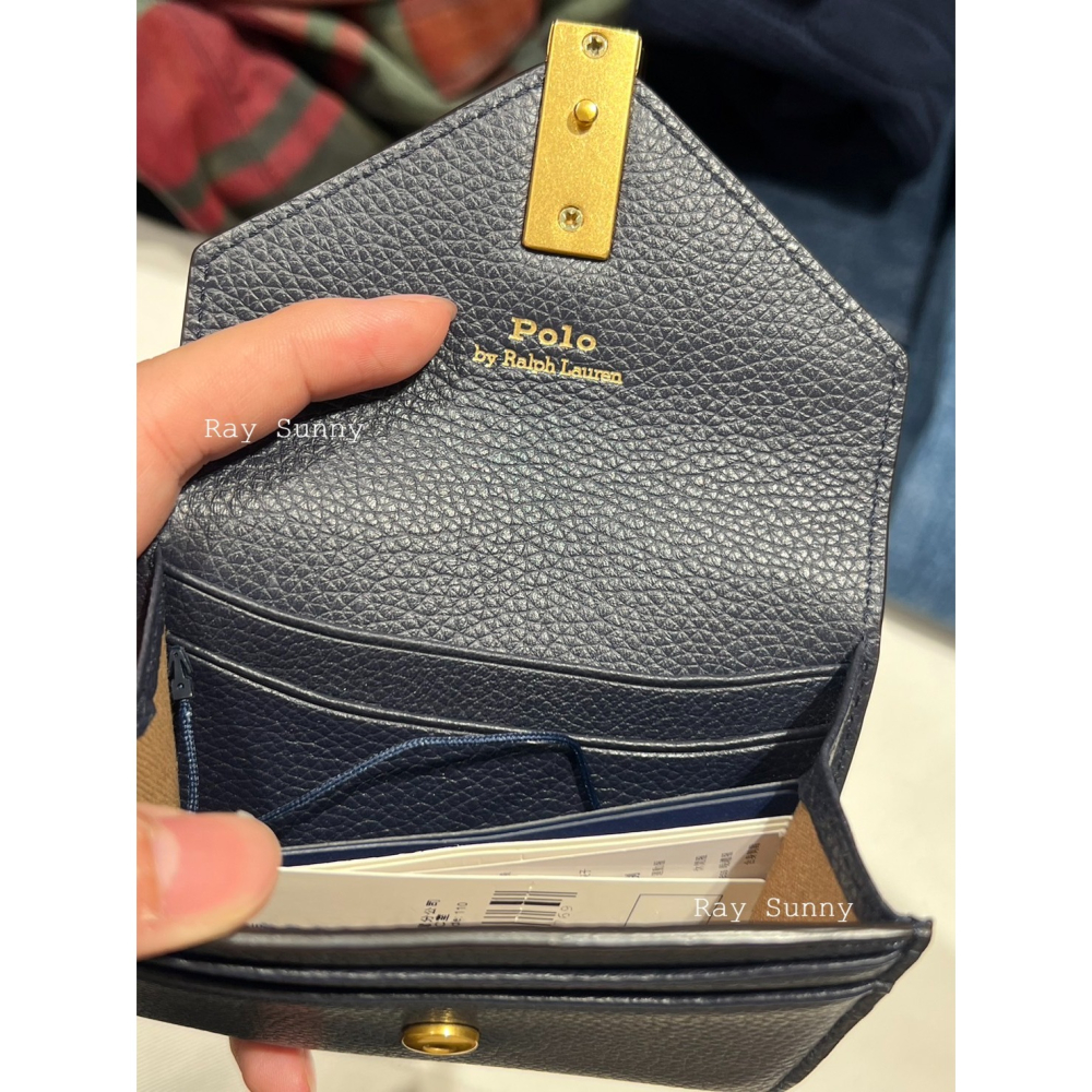 RS代購 POLO專櫃全新正品配件-Polo Ralph Lauren Polo ID皮革折疊卡盒 包裝皆與專櫃相符-細節圖5