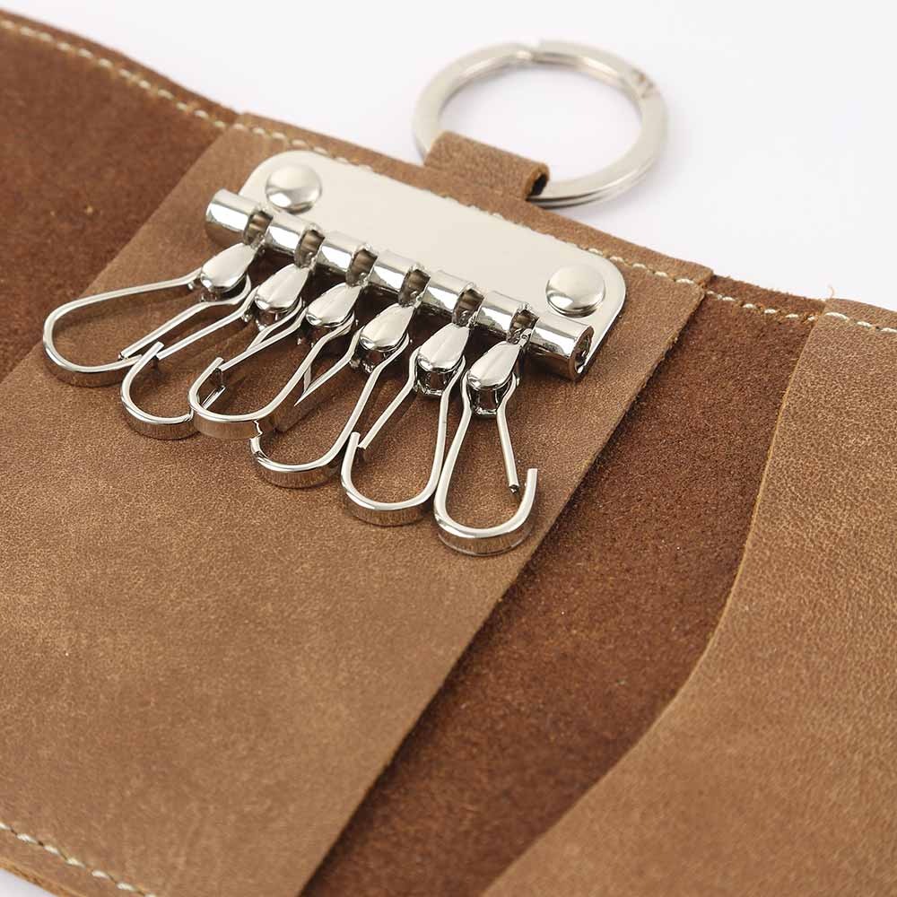 RS代購 Roots全新正品優惠 Roots配件-Roots皮革鑰匙包 滿額贈購物袋-細節圖3