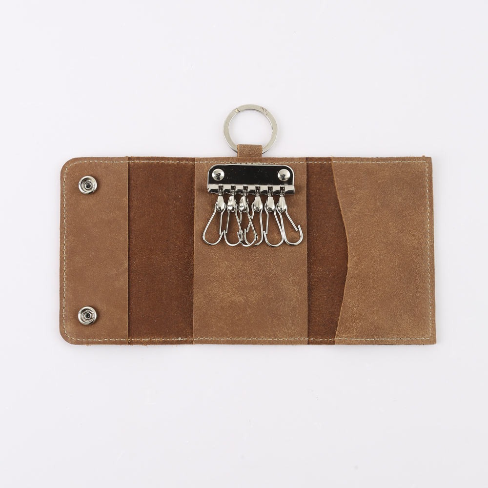 RS代購 Roots全新正品優惠 Roots配件-Roots皮革鑰匙包 滿額贈購物袋-細節圖5