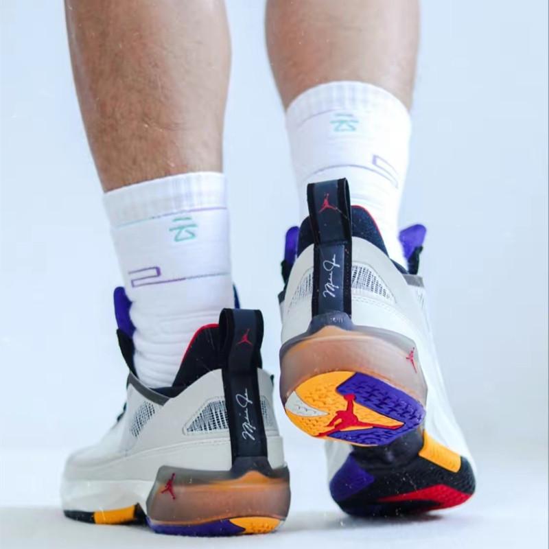 Air Jordan XXXVII GUO PF 37 籃球鞋 郭艾倫 男鞋 女鞋 兔八哥 骨白 AJ37 實戰 運動鞋-細節圖7