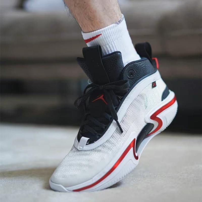 Air Jordan XXXVI PF 男鞋 女鞋 塔圖姆 東契奇 白金榮耀 米白 紫外線 aj36 耐磨 實戰 籃球鞋-細節圖8