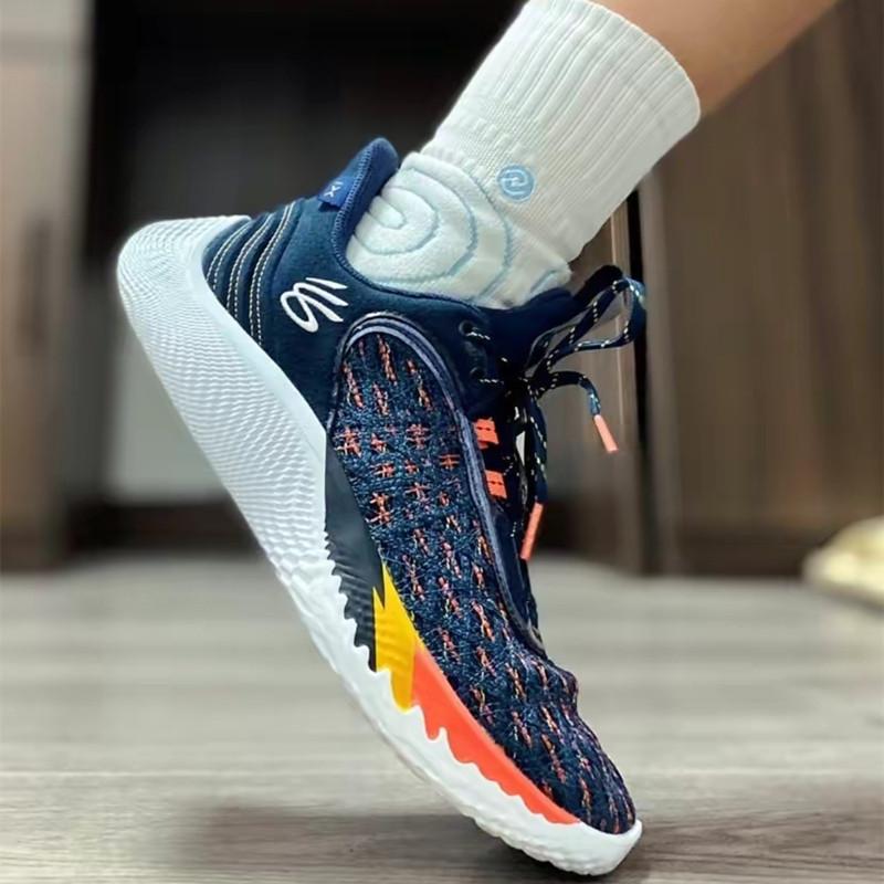 Under Armour Curry 9 男鞋 女鞋 安德瑪 柯瑞9代 藍粉 黑彩 芝麻街 檸檬黃 實戰 籃球鞋 運動鞋-細節圖2