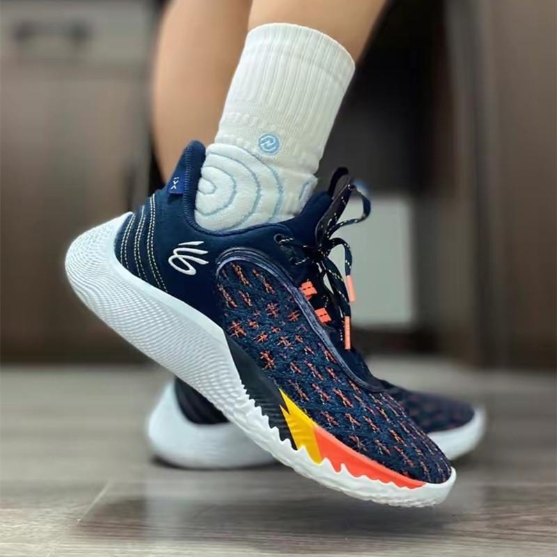 Under Armour Curry 9 男鞋 女鞋 安德瑪 柯瑞9代 藍粉 黑彩 芝麻街 檸檬黃 實戰 籃球鞋 運動鞋-細節圖3