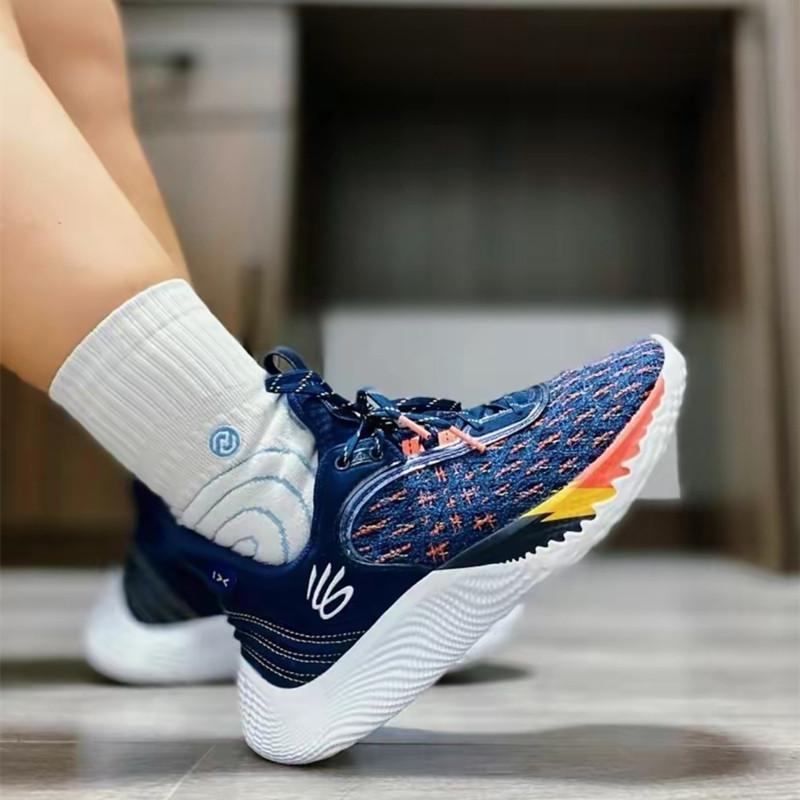 Under Armour Curry 9 男鞋 女鞋 安德瑪 柯瑞9代 藍粉 黑彩 芝麻街 檸檬黃 實戰 籃球鞋 運動鞋-細節圖4