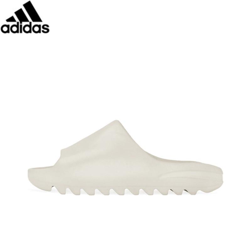 Аdidаs ORIGINALS Yeezy Slide 拖鞋 潮流 黑色 褐色 米棕色 綠色 橙色 男女段 情侶 涼鞋-細節圖5