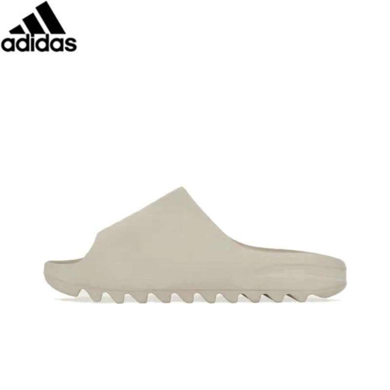 Аdidаs ORIGINALS Yeezy Slide 拖鞋 潮流 黑色 褐色 米棕色 綠色 橙色 男女段 情侶 涼鞋-細節圖8