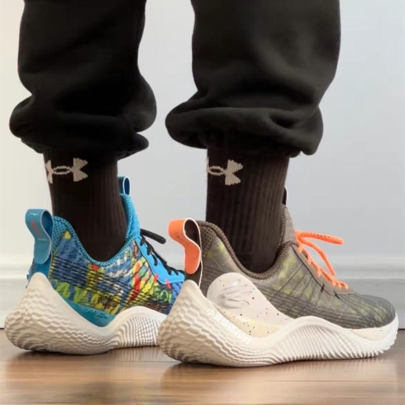 Under Armour Curry 10 男鞋 女鞋 安德瑪 柯瑞10代 北極光 黑紅 Curry 10 實戰 籃球鞋-細節圖7