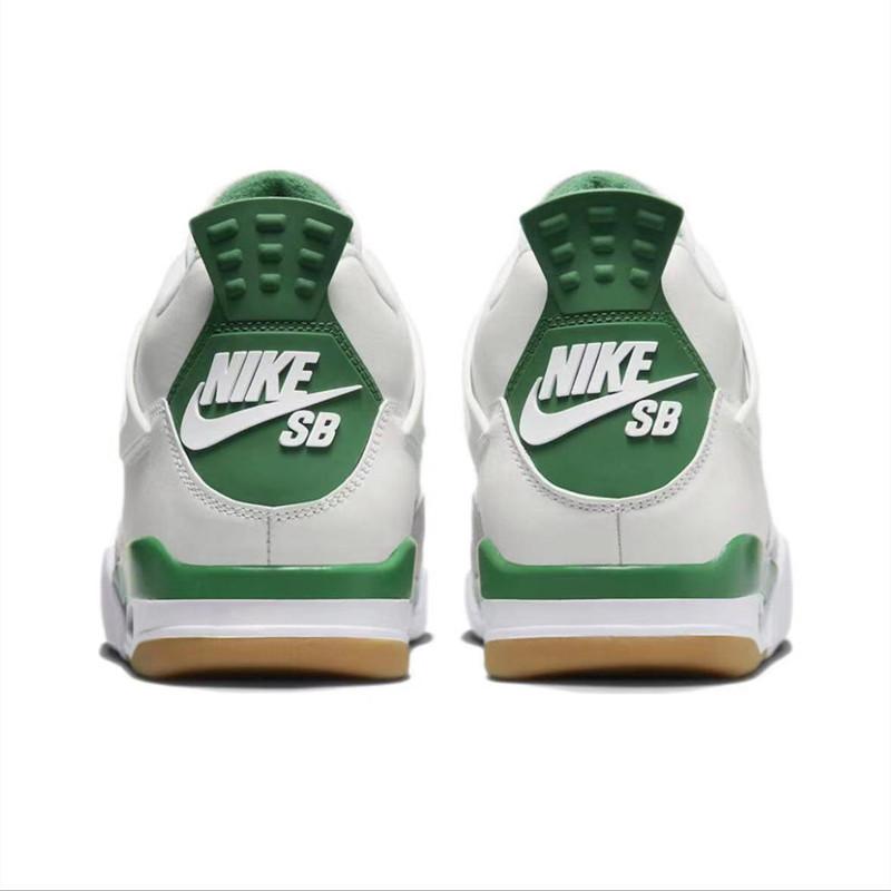 AIR JORDAN 4 RETRO ＂OIL GREEN＂ 男鞋 女鞋 白綠 黑黃 灰兔子 AJ4 籃球鞋 休閒運動鞋-細節圖8