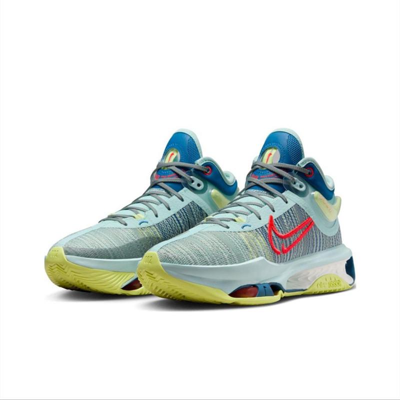 NIKE 籃球鞋 ZOOM GT JUMP 2 EP 男鞋 白黑 乳腺癌 粉白 黑紫色 灰藍 明星賽 實戰 戰靴 運動鞋-細節圖7