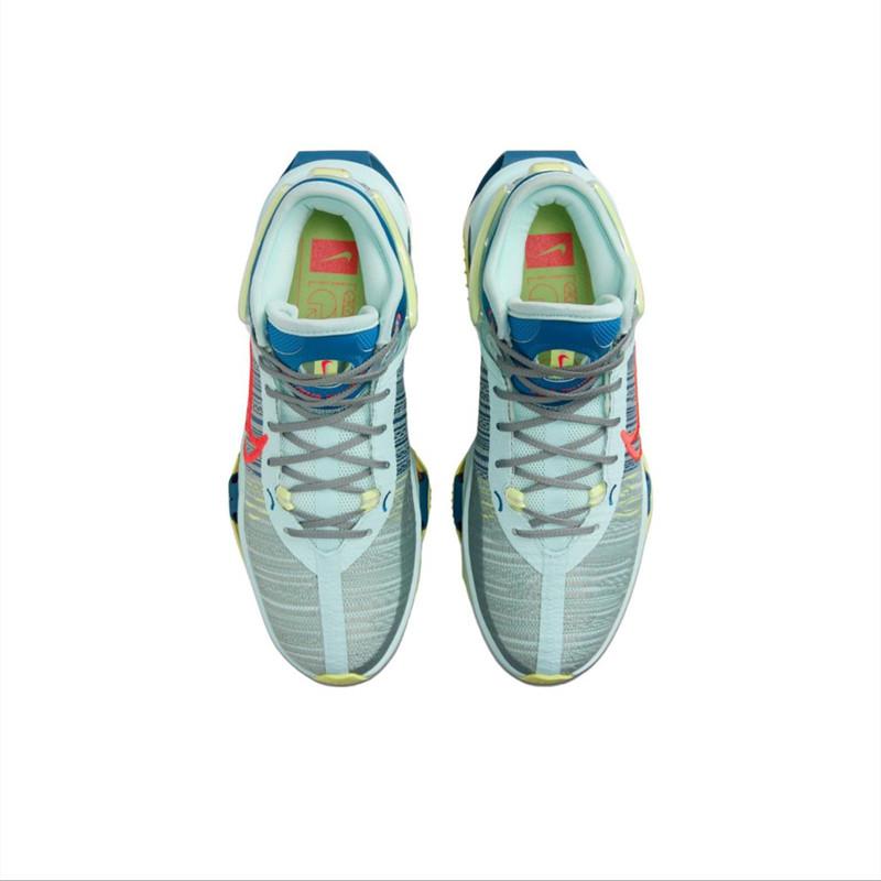 NIKE 籃球鞋 ZOOM GT JUMP 2 EP 男鞋 白黑 乳腺癌 粉白 黑紫色 灰藍 明星賽 實戰 戰靴 運動鞋-細節圖8