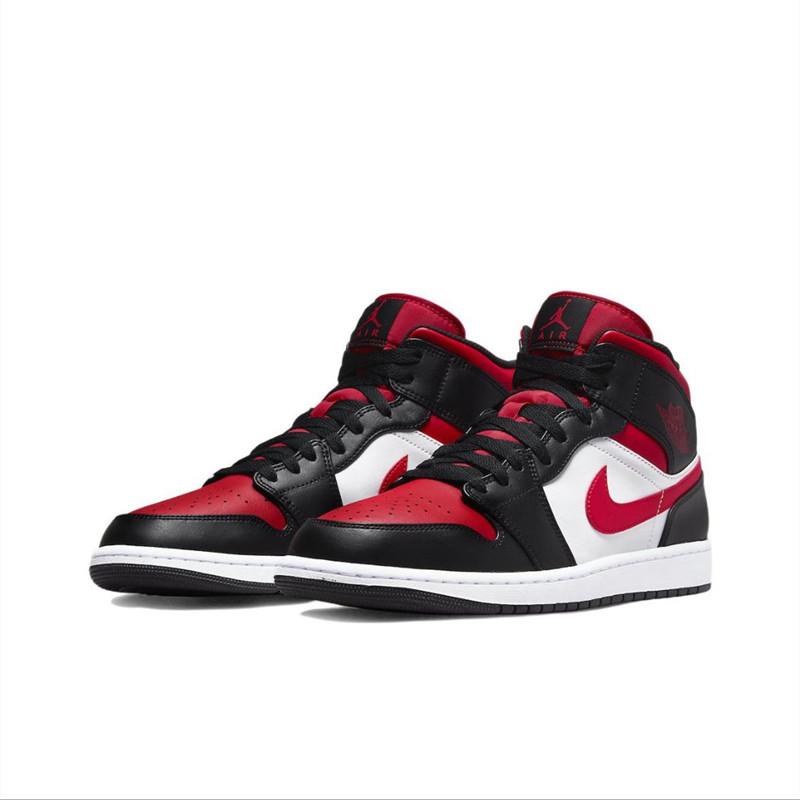 Air Jordan 1 Mid SE 男鞋 女鞋 灰白 黑紅 Jordan 1 Low 低筒 aj1 中筒 休閒運動鞋-細節圖8