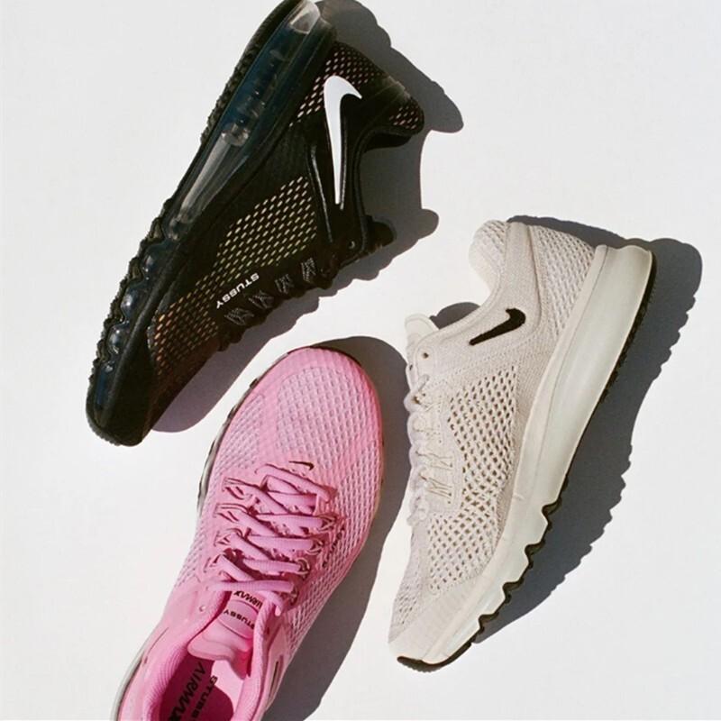 STUSSY X NIKE AIR MAX 2013 男鞋 女鞋 米白色 黑色 耐吉 休閒鞋 慢跑鞋DM6447-200-細節圖9