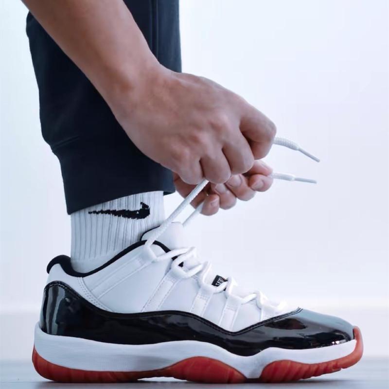 Air Jordan 11 Retro Low 男鞋 女鞋 黑白康扣 黑紅 灰白 薰衣草 AJ11 低筒 籃球鞋 運動鞋-細節圖6