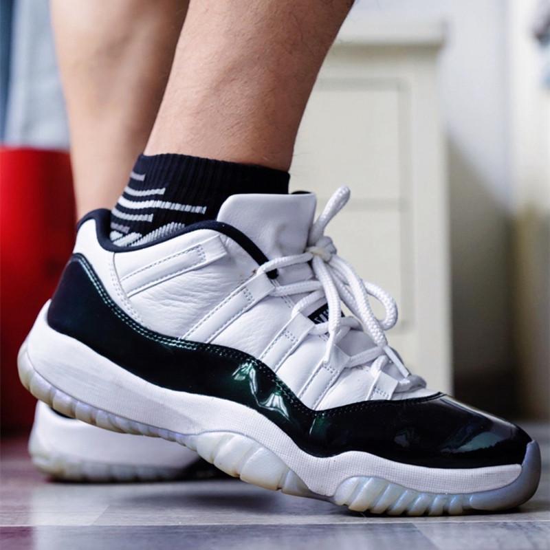 Air Jordan 11 Retro Low 男鞋 女鞋 黑白康扣 黑紅 灰白 薰衣草 AJ11 低筒 籃球鞋 運動鞋-細節圖9