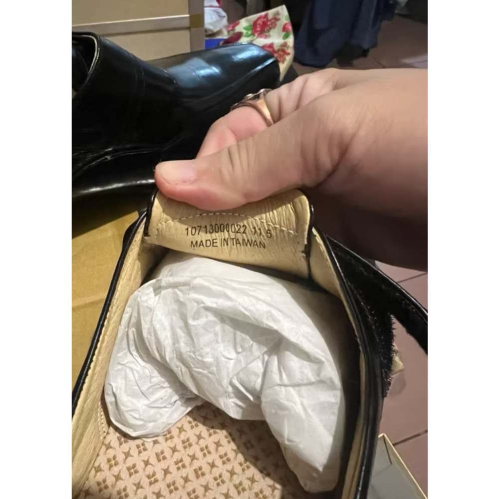 ￼全新 阿瘦皮鞋 46號 號碼是寫11.5但是我先生的腳是12 故尺寸適合12號腳穿的-細節圖4