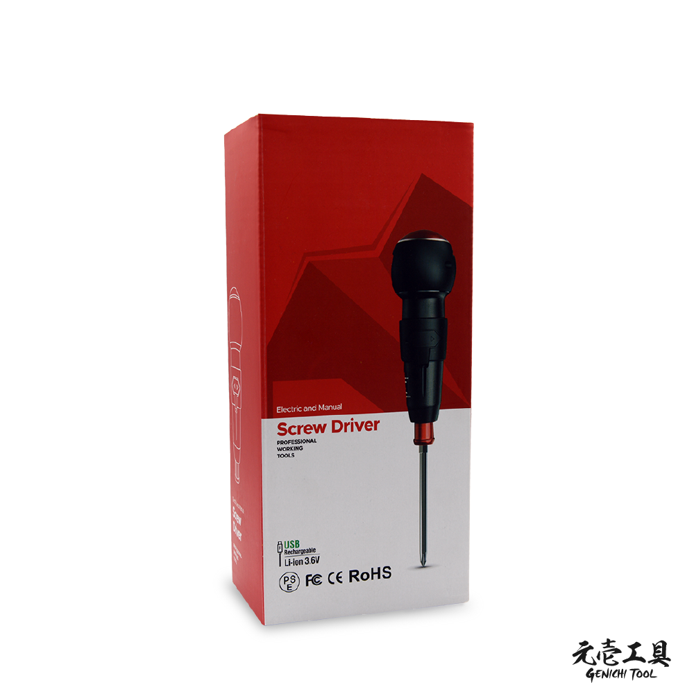 【元壹工具】電動起子組  附4款六角起子頭 GES-01-細節圖5