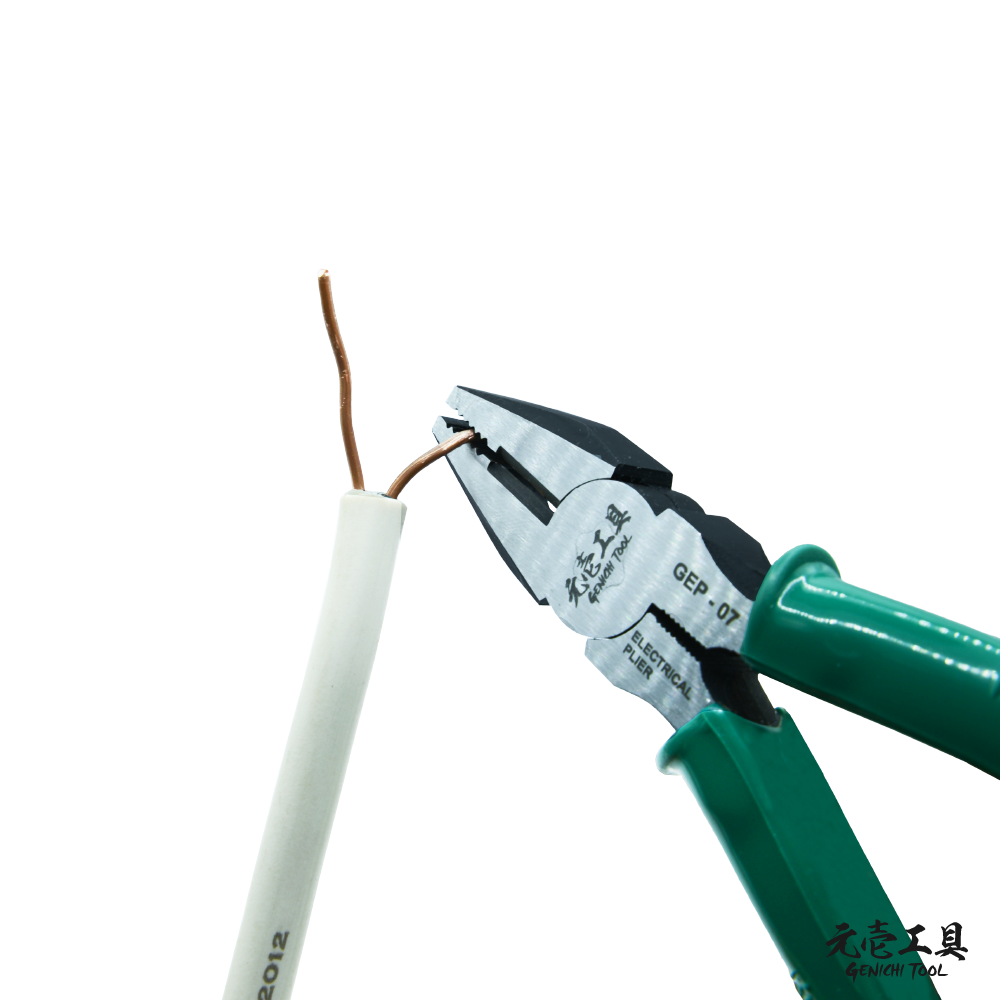 【元壹工具】 7吋老虎鉗 鋼絲鉗 銅線剪 鐵線剪 台灣製造 MIT GEP-07-細節圖4