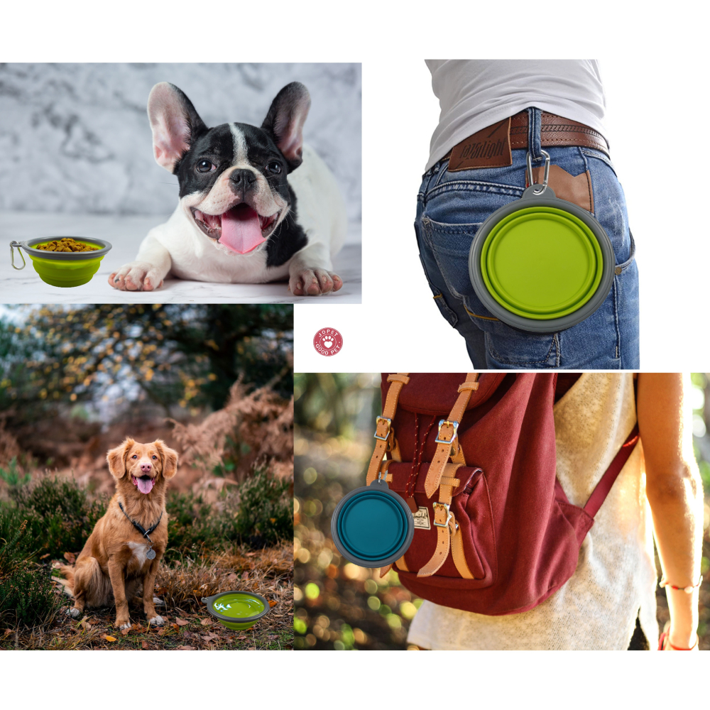 【Jopet】*台灣現貨*  寵物外出碗 寵物折疊碗 褶疊碗 矽膠碗 防滑 旅行碗 狗碗-細節圖4