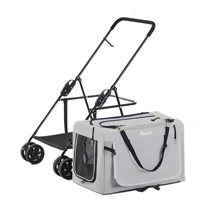 【Jopet】*台灣現貨* 寵物推車 可分離 寵物手推車 寵物外出 寵物大推車 狗推車 可上捷運-規格圖8