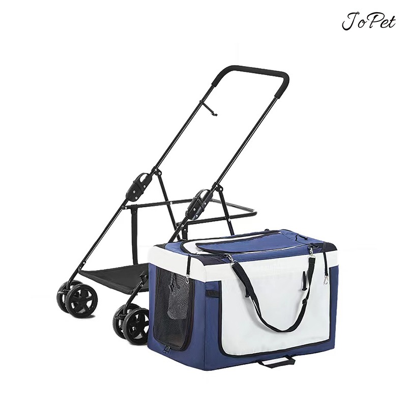 【Jopet】*台灣現貨* 寵物推車 可分離 寵物手推車 寵物外出 寵物大推車 狗推車 可上捷運-規格圖8