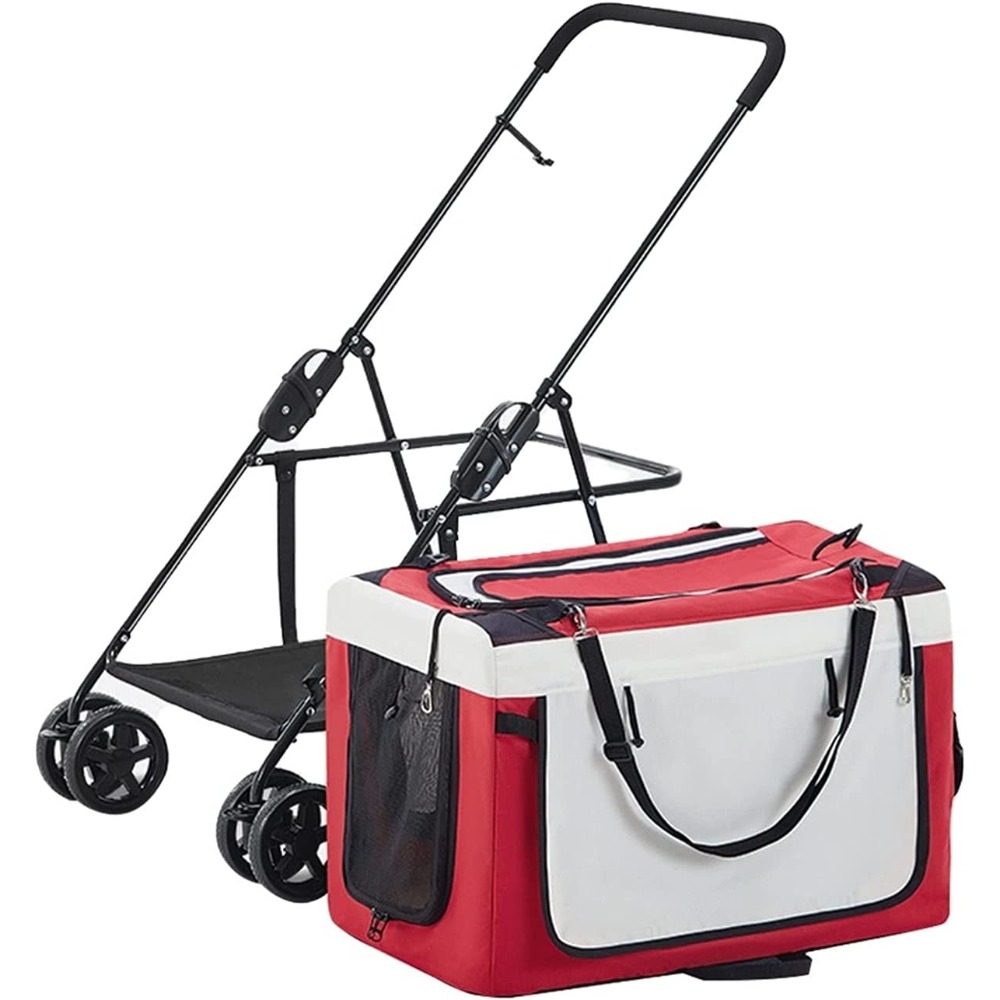 【Jopet】*台灣現貨* 寵物推車 可分離 寵物手推車 寵物外出 寵物大推車 狗推車 可上捷運-規格圖8