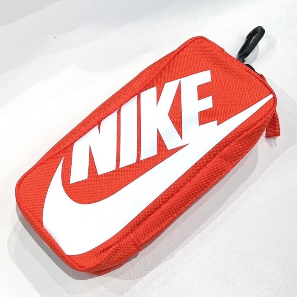 Nike 珊瑚橘後背包 書包 水壺袋 造型筆袋-細節圖5