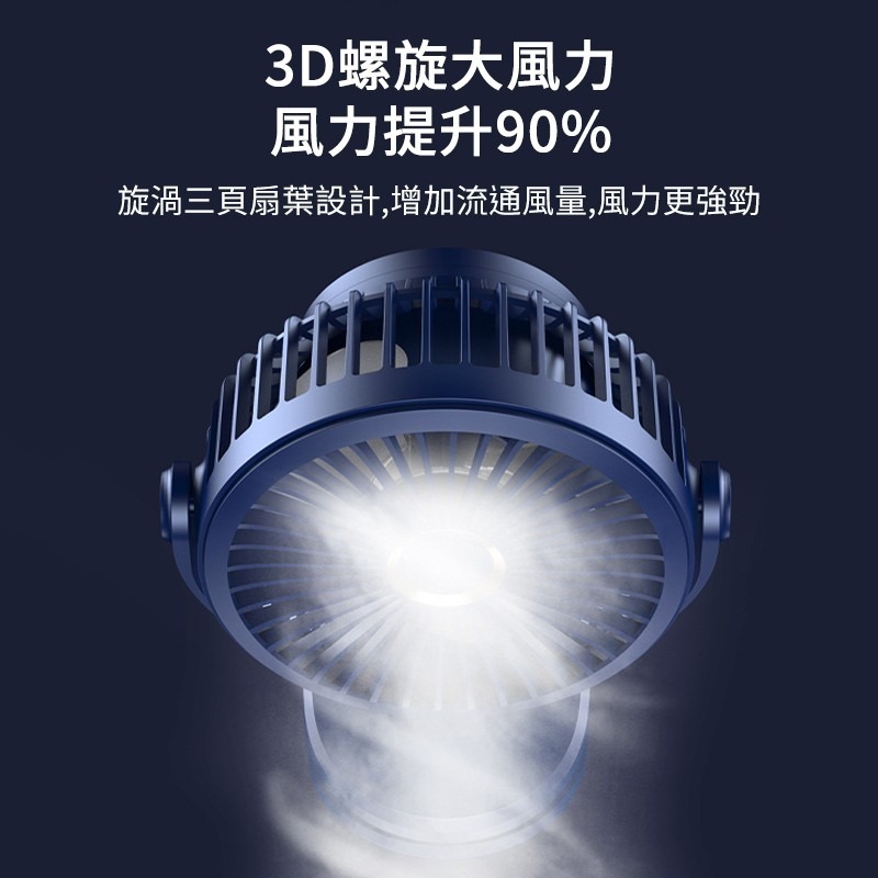 GF07 桌面夾子風扇 便攜式移動小風扇 USB充電風扇 桌面落地電風扇 四檔風力 野餐風扇 迷你便攜風扇 涼風扇-細節圖2