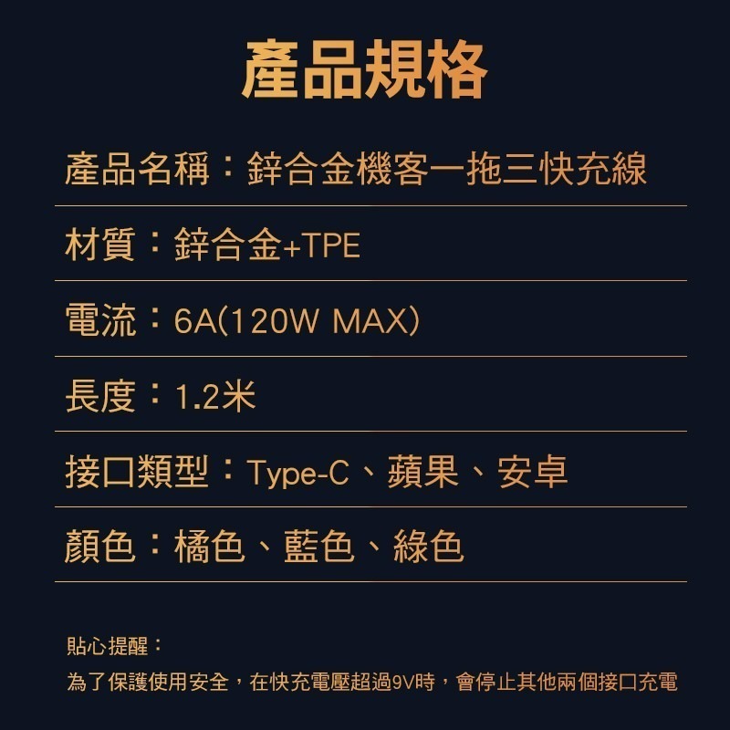 鋅合金矽膠加粗充電線 6A閃充傳輸線 快充線 充電線 機客線 快速充電 閃充線 數據線 120W/6A 機客線-細節圖9