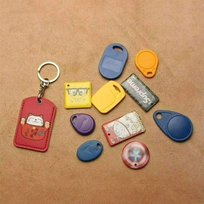 磁扣套 門禁卡套 卡套 造型鑰匙圈 感應卡套 鑰匙圈 磁扣 感應扣 感應扣套 皮革磁扣套 電梯磁扣套 感應卡 水滴磁扣-細節圖7
