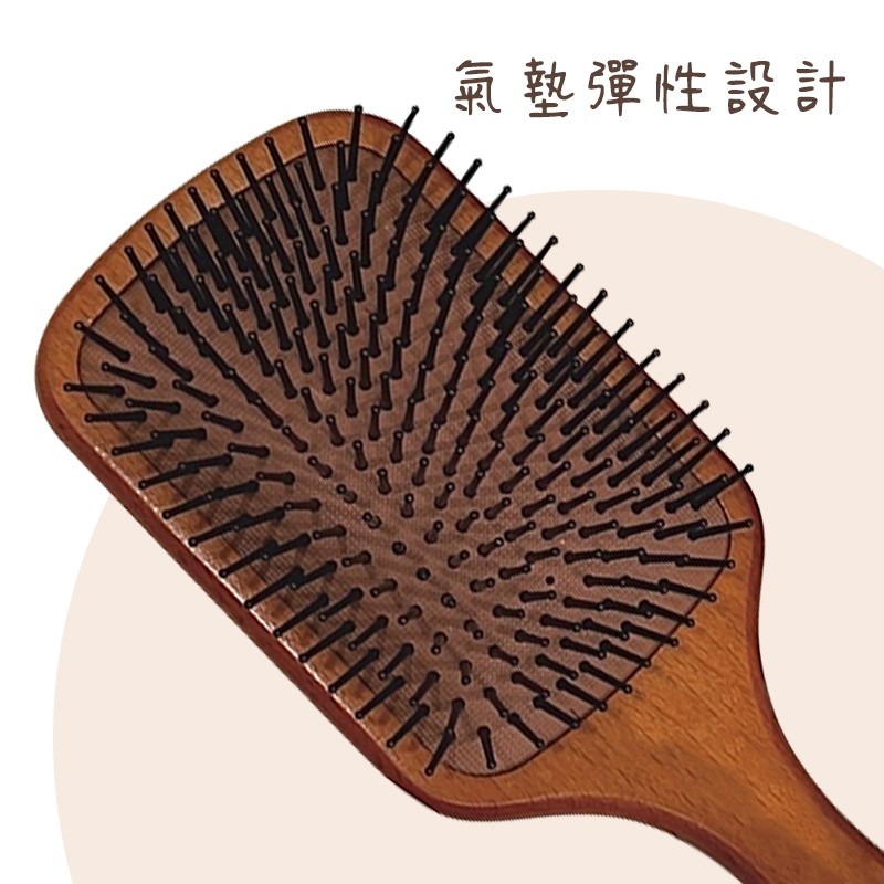 ANQUEEN 安晴頭皮按摩氣墊梳 氣墊按摩梳 氣墊梳 按摩梳 頭皮按摩梳 梳子 木梳 按摩梳子 氣墊梳子 木梳子-細節圖7