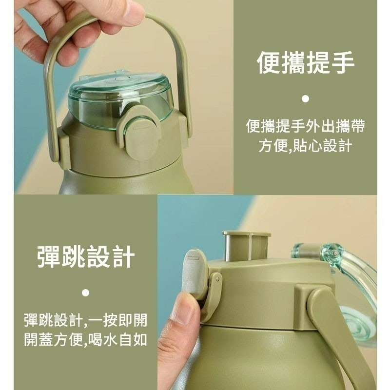手提不鏽鋼水壺 316不鏽鋼 大容量保溫瓶 手提咖啡杯 運動水壺 露營水壺 手提水壺 大容量 保溫 水壺-細節圖8