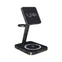VAP 三合一磁吸無線充電器 無線充電器  蘋果/安卓 Qi 無線充電盤  三合一充電座 無線充電座 三合一-規格圖5