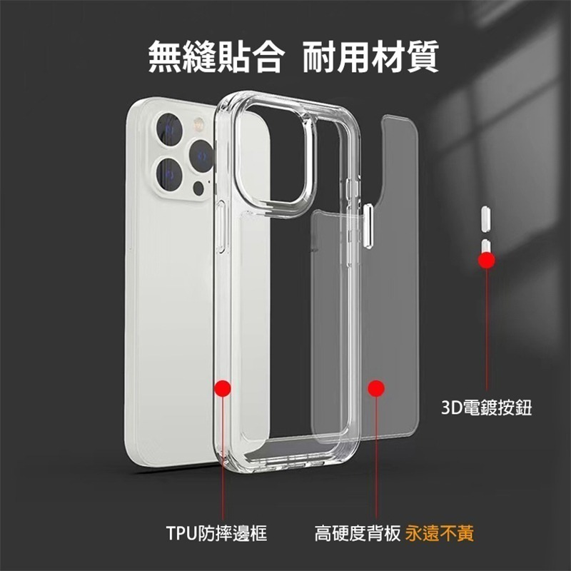 高透太空殼二代  不變黃 不發黃 終結黃化 防摔殼 太空殼 iPhone 13 手機殼 透明殼 iPhone 12 11-細節圖6