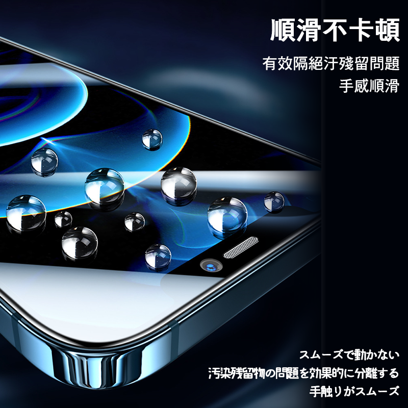 透明抗藍光玻璃貼 滿版 保護貼適用iPhone 13 12 11 Pro Max 鋼化玻璃 抗藍光 抗藍光玻璃貼 透明款-細節圖4