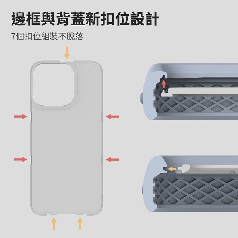 SOLIDE 維納斯FX 雙背蓋款 抗菌軍規防摔磁吸手機殼 for iPhone 15 防摔磁吸手機殼 磁吸手機殼 軍規-細節圖3