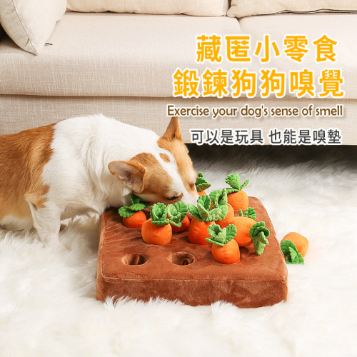 台灣現貨 拔蘿蔔 蘿蔔寵物玩具 狗玩具 胡蘿蔔 狗拔蘿蔔 紅蘿蔔玩具 寵物玩具 蘿蔔田 嗅聞 藏食物 寵物嗅聞拔蘿蔔玩具