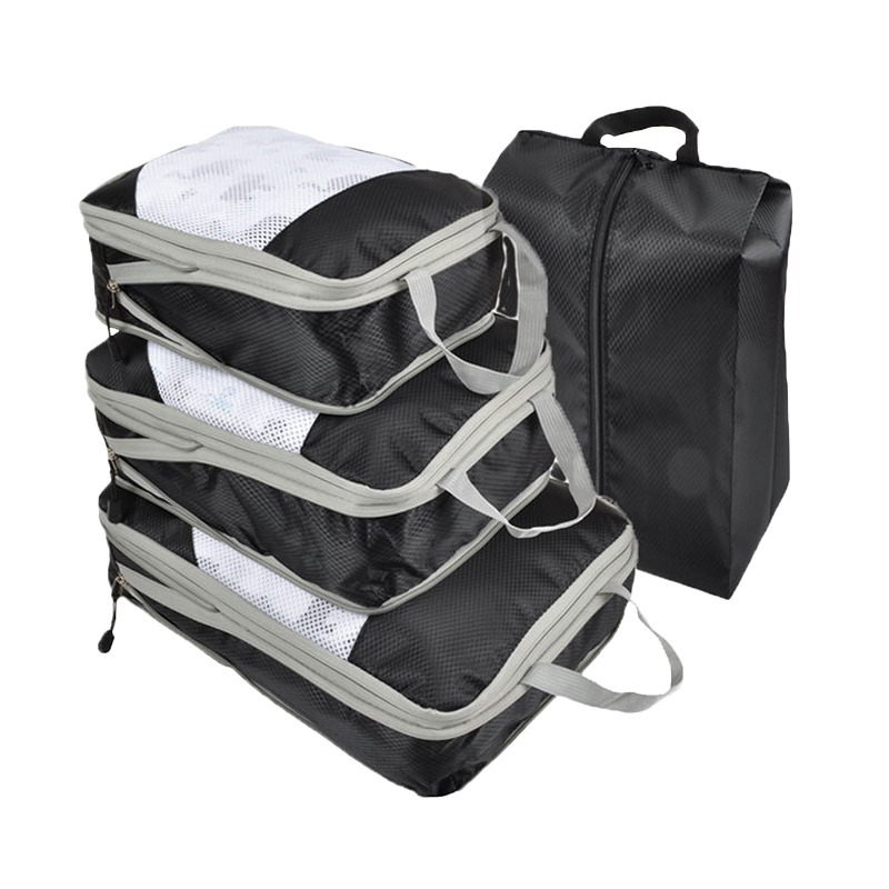 多功能旅行壓縮包 四件超值組 行李收納袋 旅行收納袋 衣物壓縮袋 旅行壓縮袋 拉鍊壓縮袋 旅行收納 行李箱收納-規格圖9