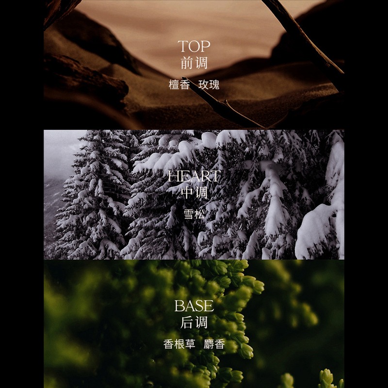 檀香香水 寺廟 香味 清新 木質調 淡香 小眾淡香水 香水禮盒 男士香水 沉香 持久留香 憶佰氛 木質香水-細節圖6