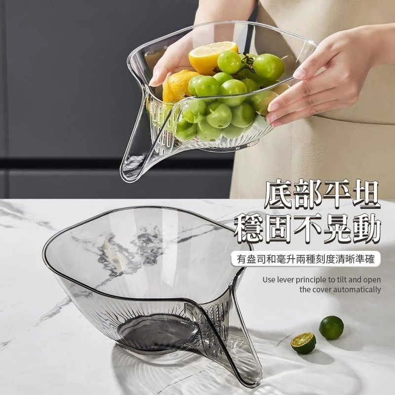 多功能瀝水籃 瀝水碗 瀝水盆 洗菜盆 洗菜籃 瀝水盆 洗菜盆 傢用廚房 洗菜盆 傢用淘菜 瀝水籃 瀝水 瀝水籃-細節圖6