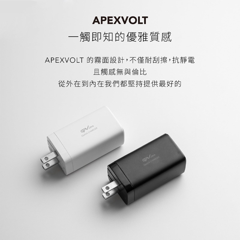 GC ApexVolt PD 65W GanUltra 充滿快樂 電源供應器 充電頭 65W充電頭  適用iPhone手-細節圖8