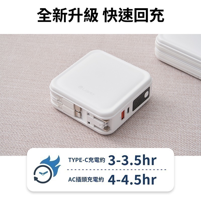 LaPO 超進化八合一 10000mAh 無線快充行動電源 WT-08 多合一行動電源 applewatch無線充電-細節圖5