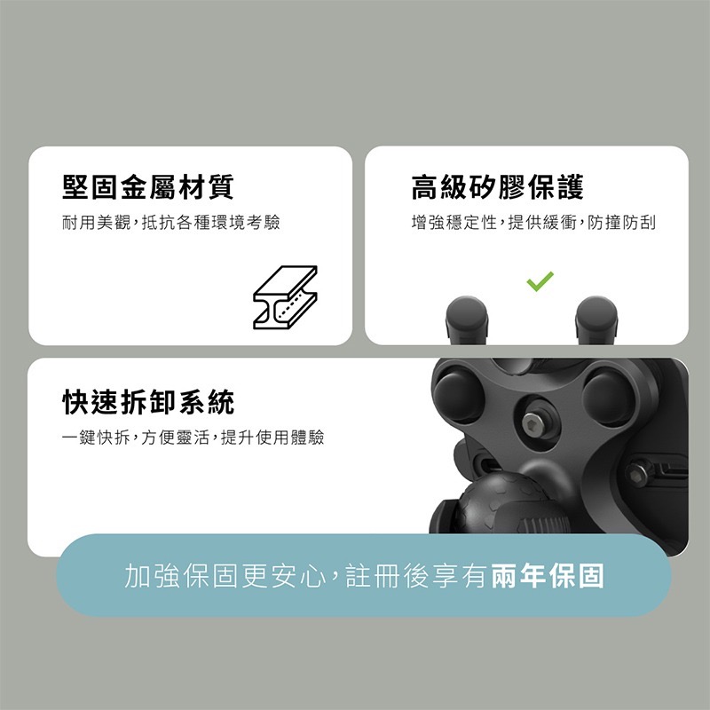 【7-ELEVEN 門市團購】八力架 OctaStand 機車手機架 摩托車手機架 摩托車手機架 導航架 電動車手機架-細節圖3