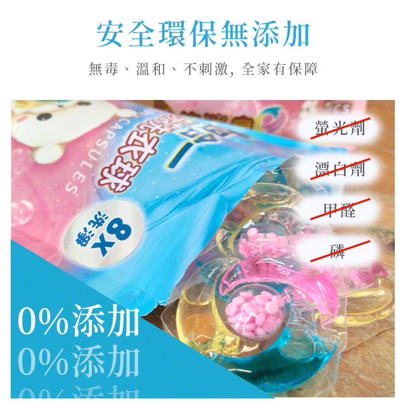 潔米 四合一洗衣球 洗衣球 洗衣服 洗衣膠囊 洗衣豆 洗衣凝珠 洗衣膠球 洗衣精球 柔軟護衣 消臭  抗菌-細節圖5