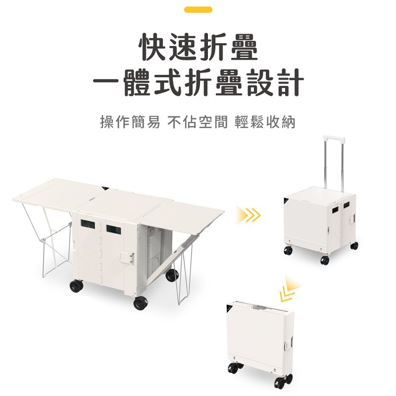 bonson  折疊收納手推車 (露營款) 寵物推車 露營 收納車 野餐車   大容量  戶外必備推車 露營推車-細節圖6