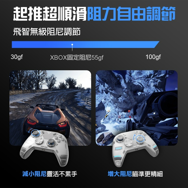 FLYDIGI 飛智 八爪魚4 力反饋精英 遊戲手把 無線手把 PC手把 搖桿 控制器 無限控制器 電競手把 電腦手把-細節圖4
