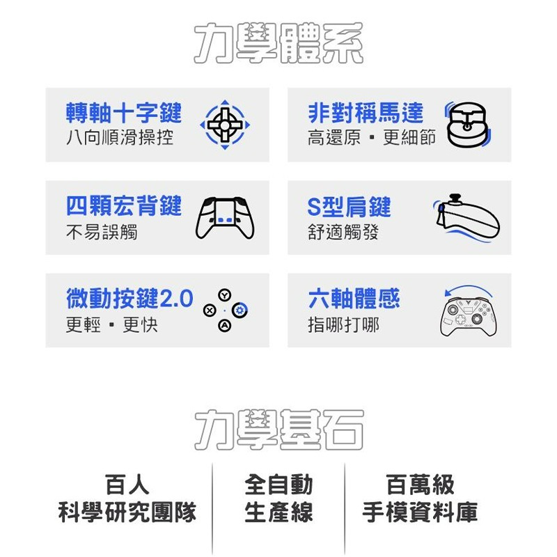 FLYDIGI 飛智 八爪魚4 力反饋精英 遊戲手把 無線手把 PC手把 搖桿 控制器 無限控制器 電競手把 電腦手把-細節圖8