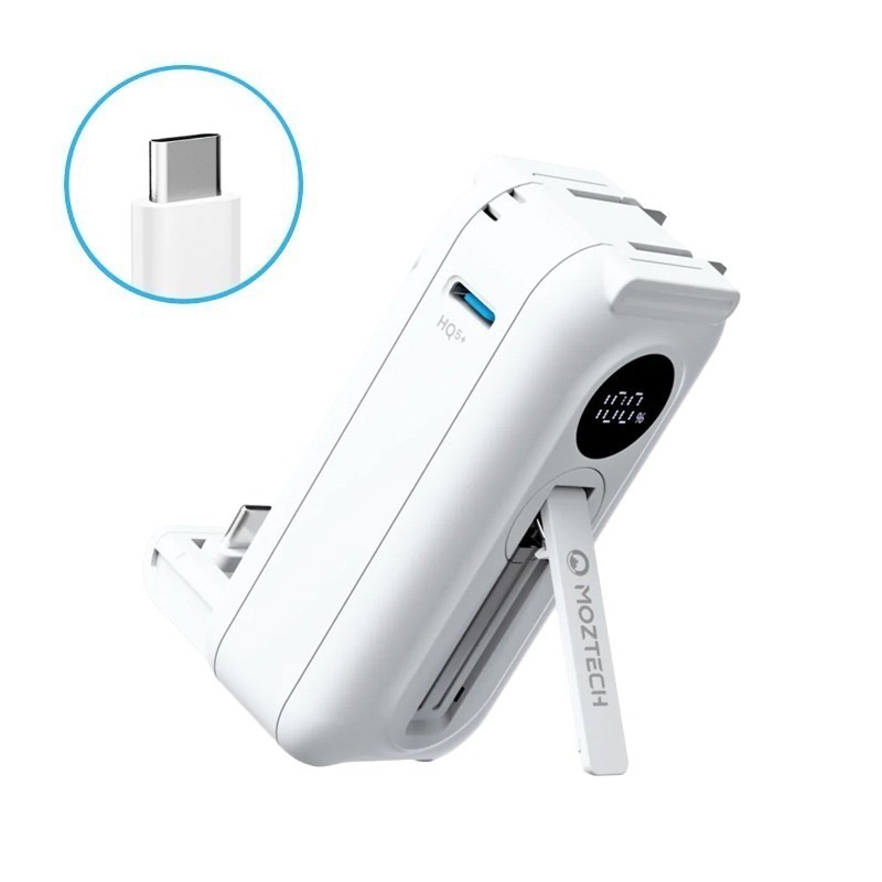 MOZTECH 太空艙 輕巧多功能口袋行動電源 口袋行動電源  5000mAh  迷你行動充 行動充 手機配件-規格圖11