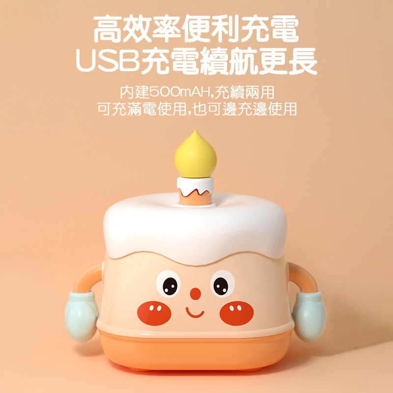 生日蛋糕小夜燈 蛋糕夜燈 可愛夜燈 小夜燈 造型夜燈 床頭燈 安撫燈 伴睡燈 小檯燈 臥室燈 睡眠燈 生日禮物 交換禮物-細節圖4