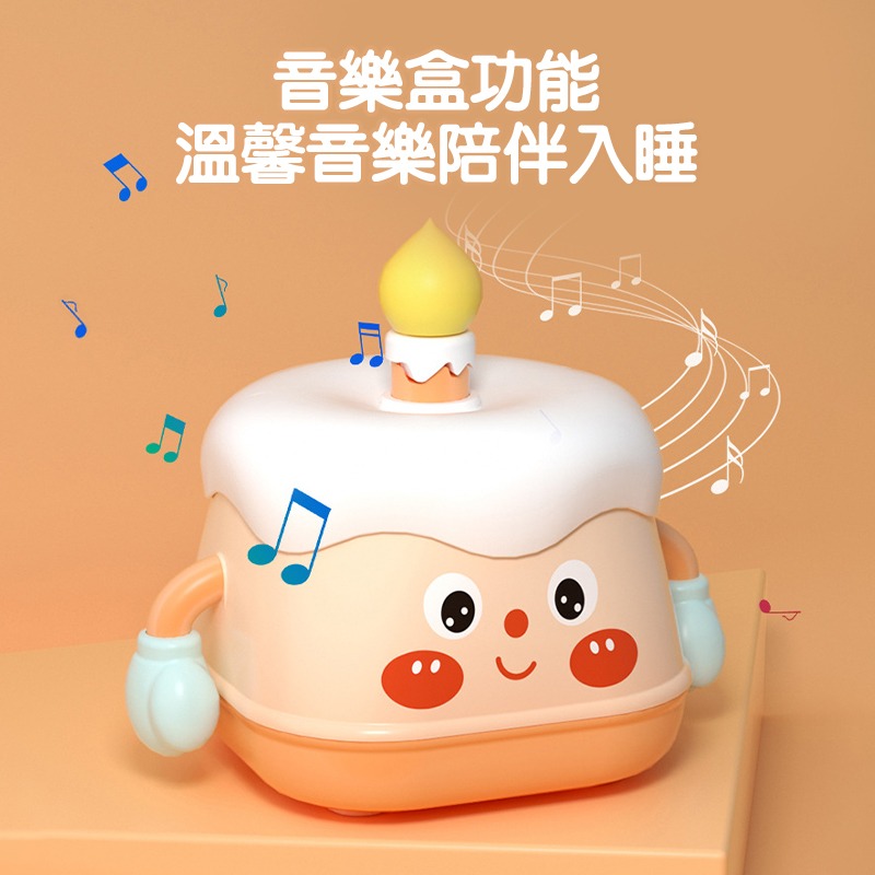 生日蛋糕小夜燈 蛋糕夜燈 可愛夜燈 小夜燈 造型夜燈 床頭燈 安撫燈 伴睡燈 小檯燈 臥室燈 睡眠燈 生日禮物 交換禮物-細節圖6