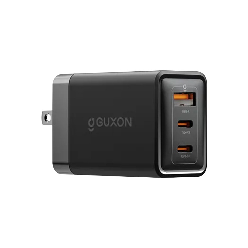 GUXON古尚 65W 氮化鎵GaN充電頭 3孔(2TYPE-C、1USB-A) 電源供應器 石墨烯黃銅散熱 充電器-規格圖9